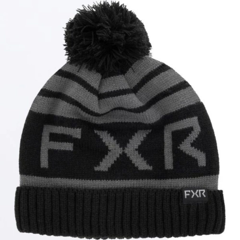 FXR – TUQUE HELIUM NOIR/CHARC YOUTH