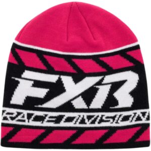 FXR – TUQUE RACE DIVISION NOIR/RAZZ ADULTE
