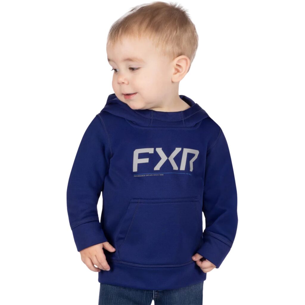 HOODIE FXR TODDLER HYDROGEN TECH DEEP COBALT/GREY