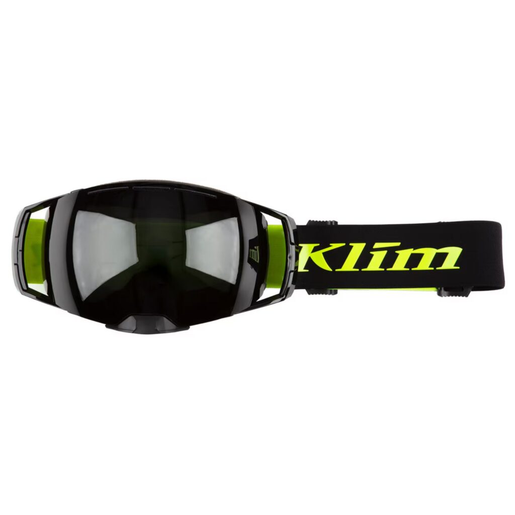 KLIM – LUNETTES AEON SNOW – BLACK/HI-VIZ SMOKE POLARIZED