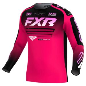 Kids Clutch Jersey FXR Razz/Black/Pink
