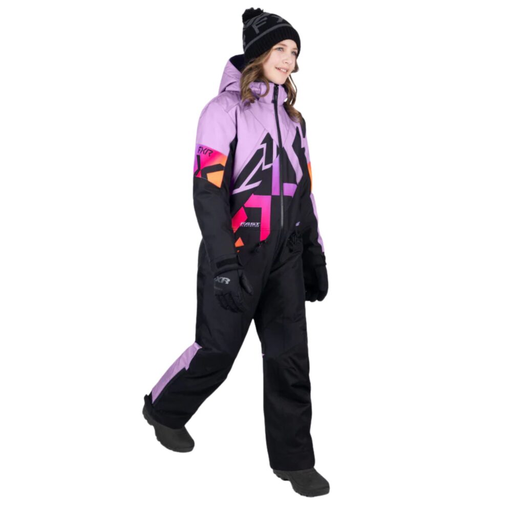 Monosuit FXR CX Black/Lilac Glow