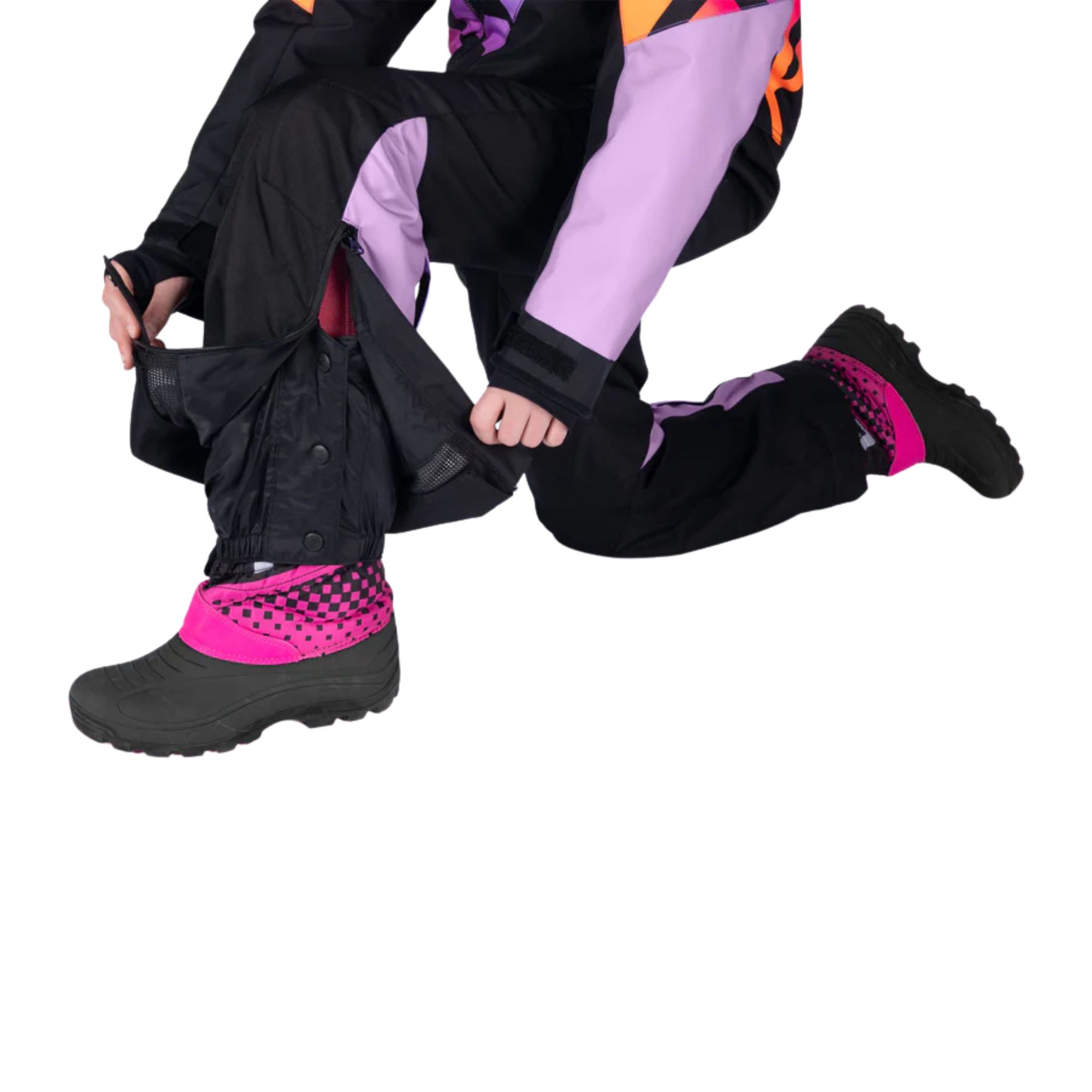 Monosuit FXR CX Black/Lilac Glow – Image 5
