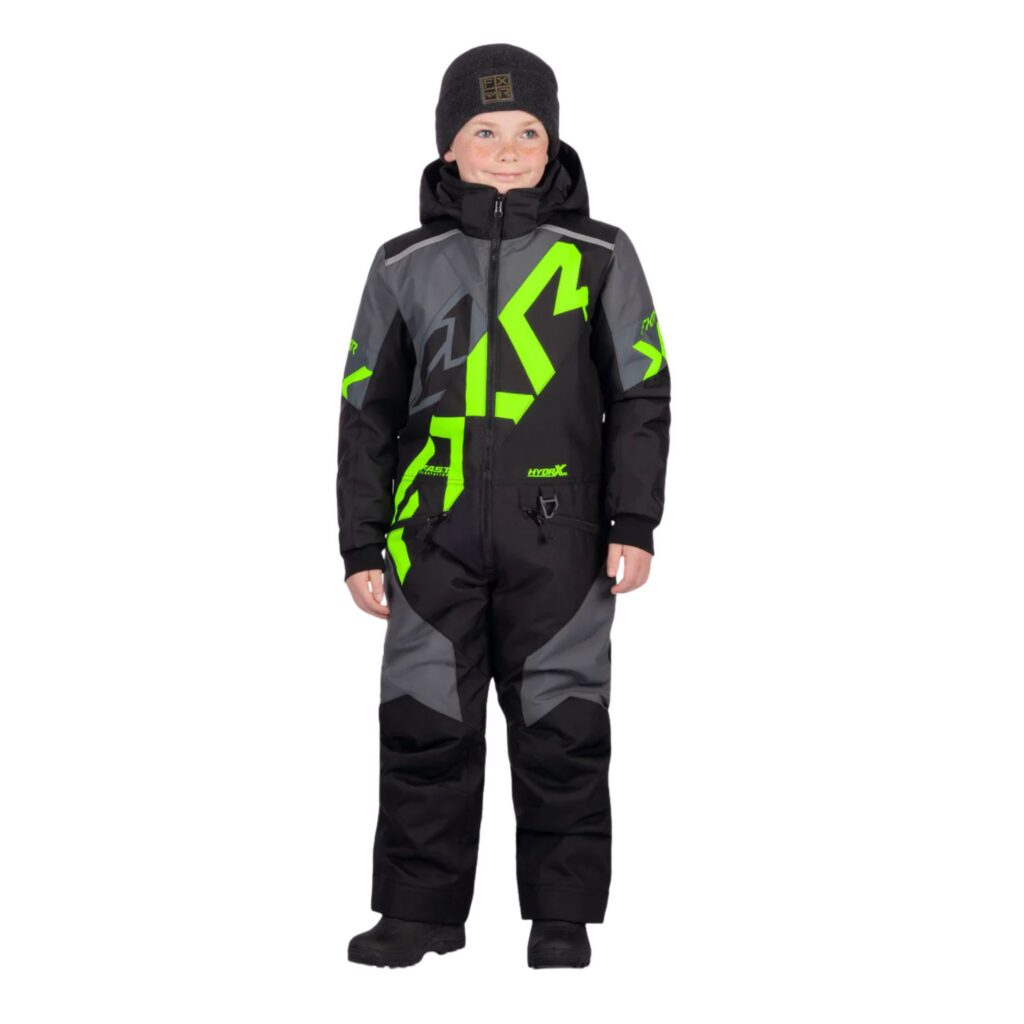 Monosuit FXR Child Black/Char/Lime