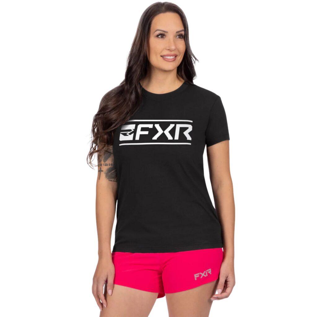 T-SHIRT FXR VICTORY PREMIUM FEMME BLACK/WHITE