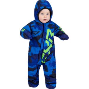 FXR – SNOWSUIT CX BLUE CAMO/LIME – 12-18 MOIS