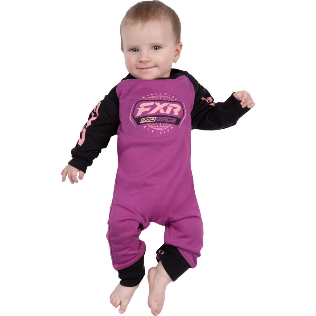 FXR – COMBINAISON RACE DIVISION WINE/MUTED MELON – 6-12 MOIS