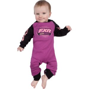 FXR – COMBINAISON RACE DIVISION WINE/MUTED MELON – 6-12 MOIS