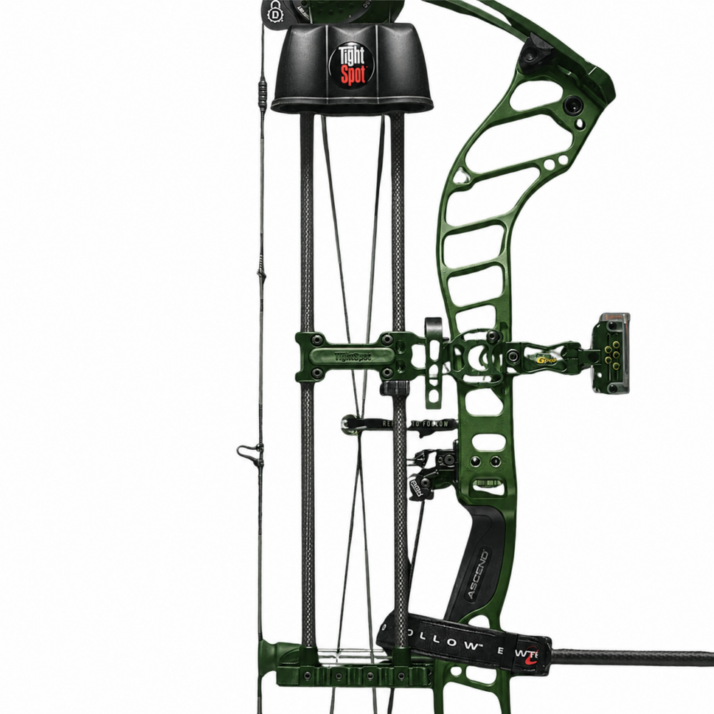 Arc à poulies Bowtech Ascend 70 lb Droitier OD Green avec ensemble Deluxe