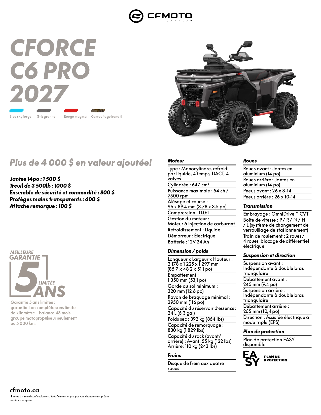 CFORCE C6 PRO - BLEU - 2027 – Image 3